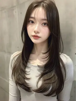 ロング liberte(リベルテ)所属・🤍韓国髪質改善🤍 クメユウキのヘアスタイル