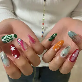 ネイル 【Zina京都駅前】 きぬがわ らむのネイルデザイン