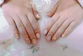 ネイル ラベンダー💖日暮里 ルル💖ネイルのネイルデザイン