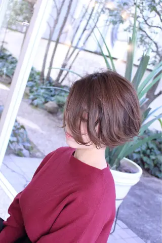 ショート ☕️ベージュカラー 内藤光哉☕️のヘアスタイル