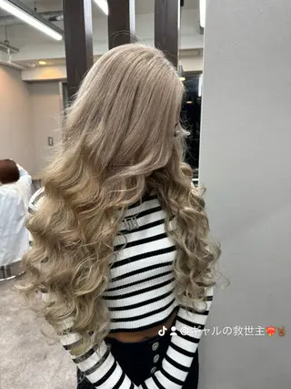 ロング カラー 新越谷ハイトーン/ 透明感カラー/ryuのヘアスタイル