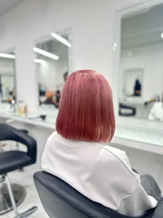 ミディアム カラー ❄最強かわいいカラー ❄️MINA❄️のヘアスタイル