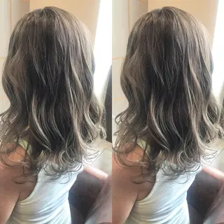 ミディアム カラー パーマ 🫧代表/新宿駅近/ 限定価格🫧田辺貴裕のヘアスタイル