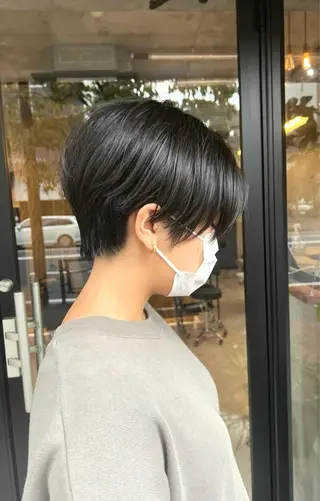 ショート ショートボブ／川崎 子安健太のヘアスタイル