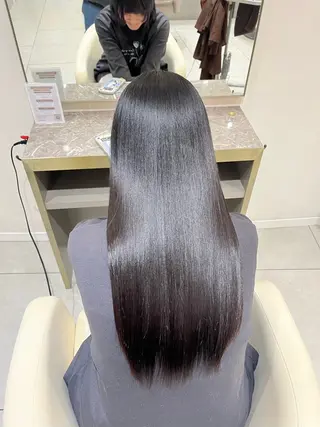 ロング 吹田 駿 髪質改善縮毛矯正のヘアスタイル