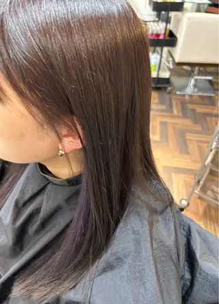 セミロング Qwali所属・にしむら かなたのヘアスタイル