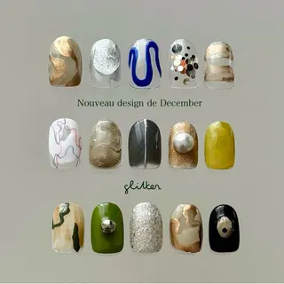 ネイル glitter 池袋のネイルデザイン