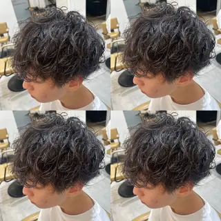 ショート パーマ メンズ ✨ギャップNO1✨ 工藤大輔のヘアスタイル
