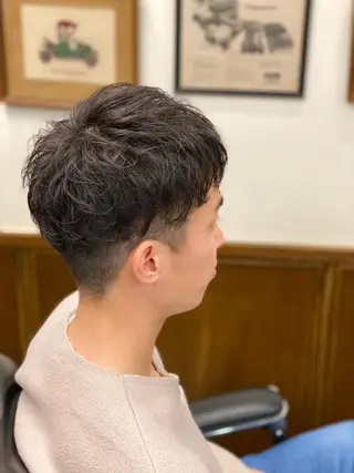 ショート メンズ ヒロ銀座 BARBAR SHOP 新宿所属・土井 康永のヘアスタイル