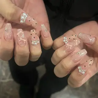 ネイル 透明感ネイル ｜mahiru.のネイルデザイン