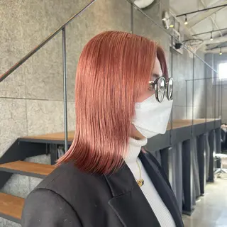 セミロング カラー GO TODAY SHAiRE SALON 原宿本店所属・ボブ/レイヤー/ ハッシュカット/河内のヘアスタイル