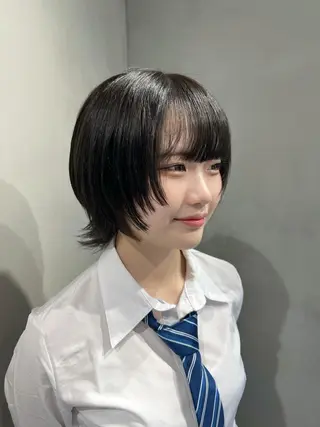 ショート 🐺立川のウルフ屋 さん🐺おかみ🐺のヘアスタイル