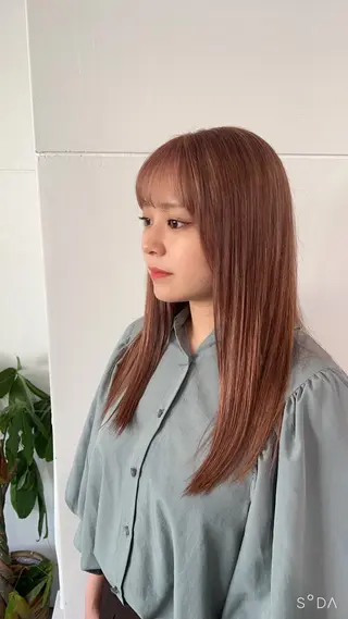 ロング カラー 🌈re-room EIKI🇰🇷のヘアスタイル