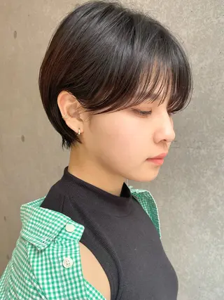 ショート ショート/ボブ/ 白髪ぼかし/しんやのヘアスタイル