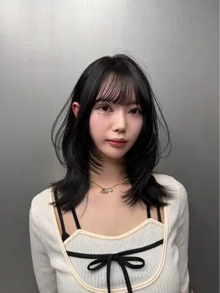 セミロング 堤 翔平のヘアスタイル