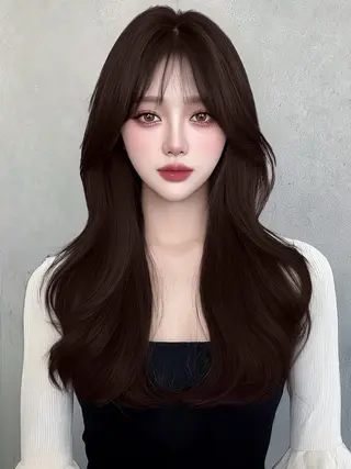 ロング カラー 渋谷韓国ヘア🇰🇷 SAYAKA🩶ᩚのヘアスタイル