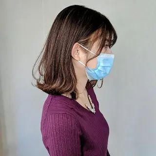 ヘアアレンジ ミディアム カラー PRIVATE SALON EYES所属・EYES リアのマツエク・マツパデザイン