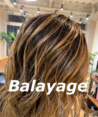 セミロング カラー 髪質改善特化 ミサワコウキのヘアスタイル