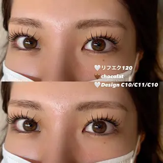 マツエク・マツパ EYELA甲府昭和 hiraiのマツエク・マツパデザイン