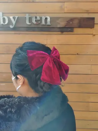 ロング ヘアアレンジ 埼玉久喜/ハイトーン デザインカラーRYOのヘアスタイル