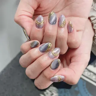 ミディアム ネイル 💎ビューティサロン 湘南　RIRAN💎のネイルデザイン