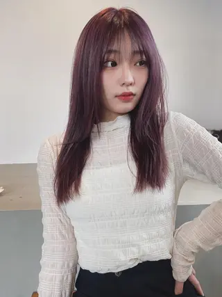 ロング LATTE  渋谷所属・♡レイヤーカット れお♡のヘアスタイル