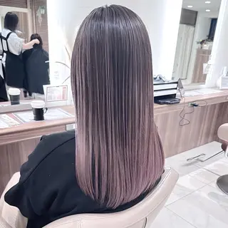 セミロング カラー 山崎俊輔/髪質改善 /バレイヤージュのヘアスタイル