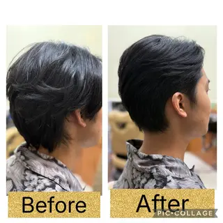 ショート メンズ ルモンド所属・barber YURIKA✂︎のヘアスタイル