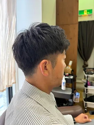 ショート メンズ 溝口 槙里也のヘアスタイル