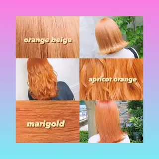 ミディアム カラー ヘアアレンジ 韓国レイヤーカット/ 儚げカラーチナツのヘアスタイル