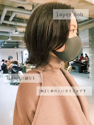 ミディアム カラー tension 【テンション】のヘアスタイル