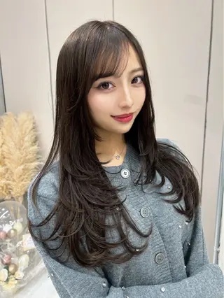 セミロング 🫧髪質改善 講師🫧🍎幹細胞のヘアスタイル