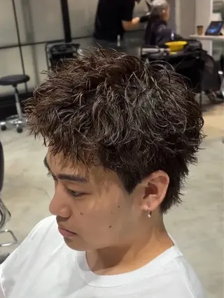 メンズ メンズカット松戸/韓 国/メンズパーマ航太のヘアスタイル