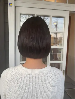 ミディアム カラー 鈴木 結のヘアスタイル