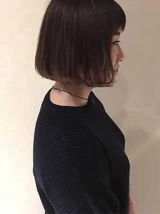 ミディアム キノシタ ナオユキのヘアスタイル