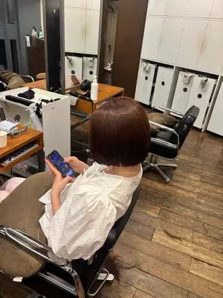 ミディアム カラー stance.所属・《恵比寿サロン》 ami🦋のヘアスタイル