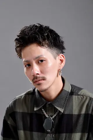 ショート パーマ メンズ キッズ パーマ特化 スタイリスト石田のヘアスタイル
