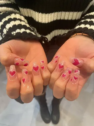 ネイル 束感まつ毛/ネイル/ LED♥KIRARAのマツエク・マツパデザイン