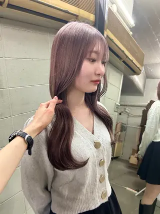 ロング カラー miharu‪‪/ ハイトーン/複雑履歴のヘアスタイル