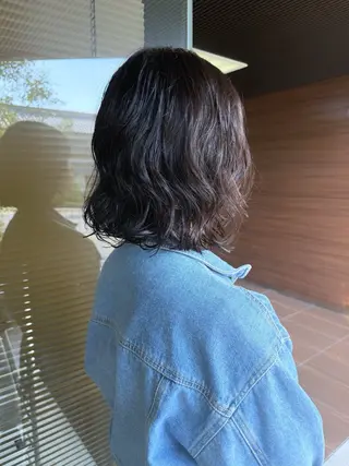 ミディアム 亀田 乃愛のヘアスタイル