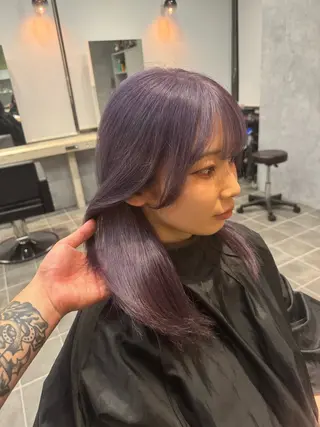カラー 一ノ谷 優妃のヘアスタイル