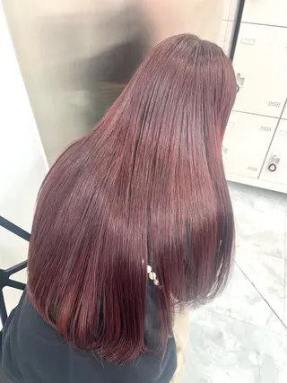 ロング ❤︎ワンホンガーリー なハイトーンヘア❤︎のヘアスタイル