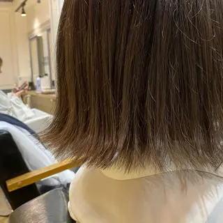 ショート カラー 艶カラー/韓国顔周り 🎀mamiのヘアスタイル