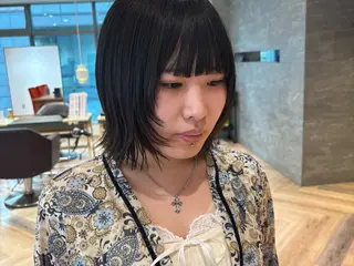 ショート ゆい/パーマ/レイヤ ー/似合わせカラーのヘアスタイル