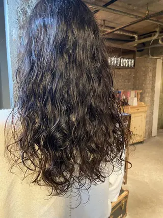 ロング パーマ お任せヘア☘️☘️ 及川渚のヘアスタイル