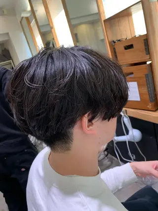 ショート パーマ メンズ ノグチ ナツコのヘアスタイル