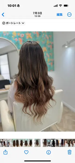 RECARE忠岡 韓国エクステのヘアスタイル