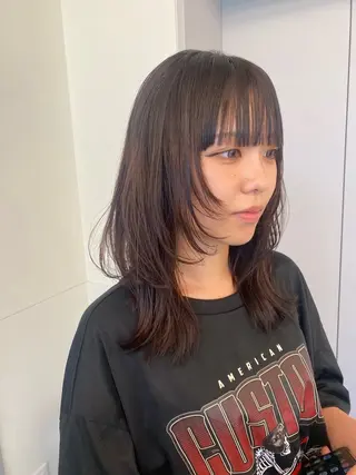 セミロング 🎀透明感× 暖色カラーつな🎀のヘアスタイル