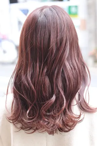 ミディアム カラー ヘアアレンジ Recess hair所属・川内 政人のヘアスタイル