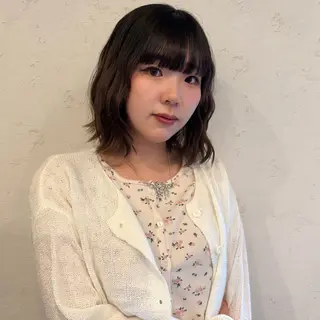 ミディアム カラー 柔らかいcolor ￤韓国￤🩰マユ🩰のヘアスタイル